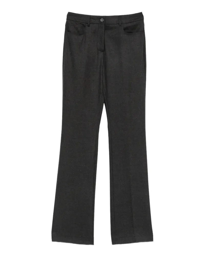 Semicouture Hose mit geradem Bein - Grau Grau