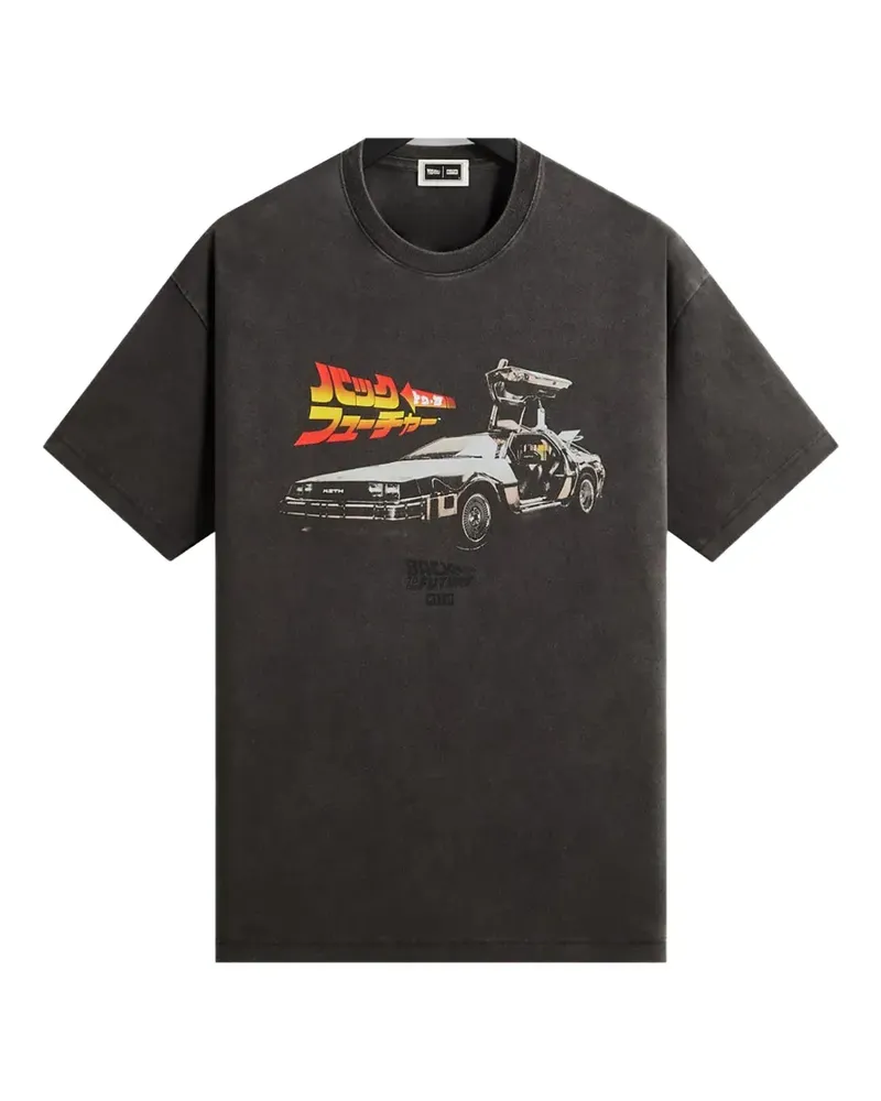 KITH x Back to the Future DeLorean T-Shirt - Schwarz Schwarz