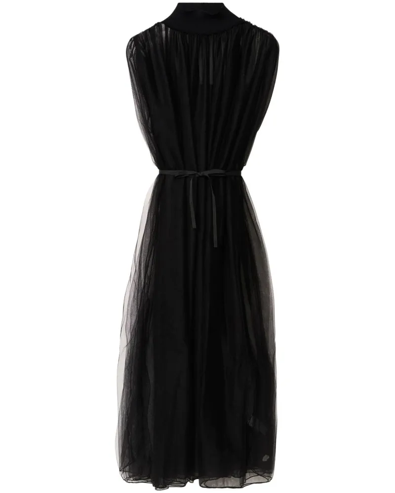 Fabiana Filippi Kleid aus Tüll - Schwarz Schwarz