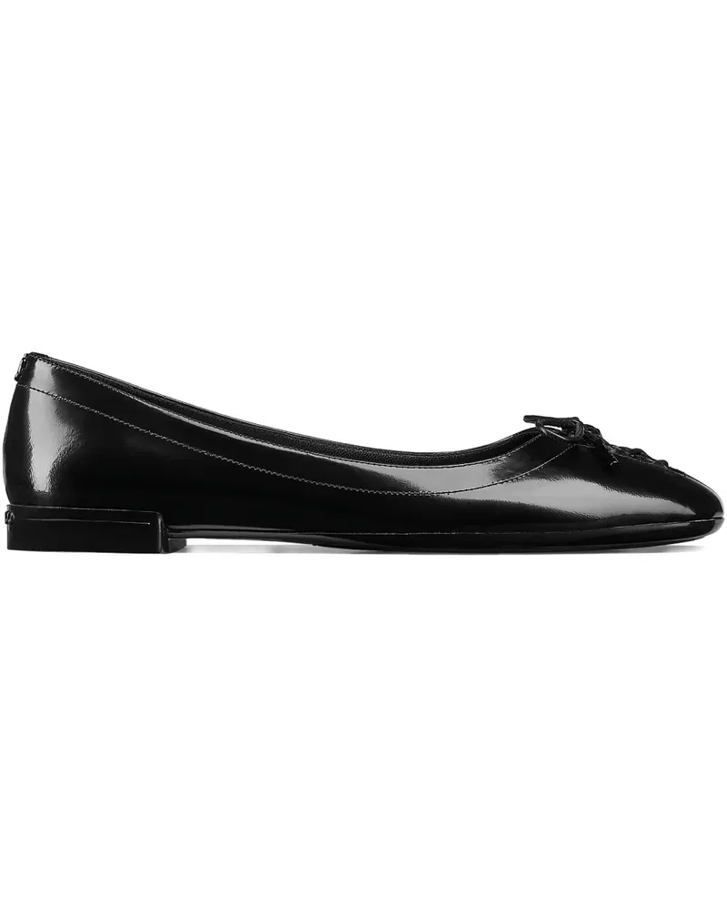Jimmy Choo Scarlett Ballerinas mit Schleife - Schwarz Schwarz