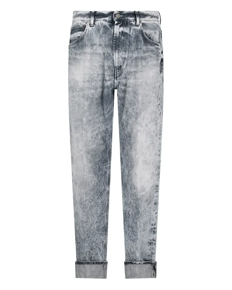 Dondup Jeans mit Acid-Wash-Effekt - Grau Grau