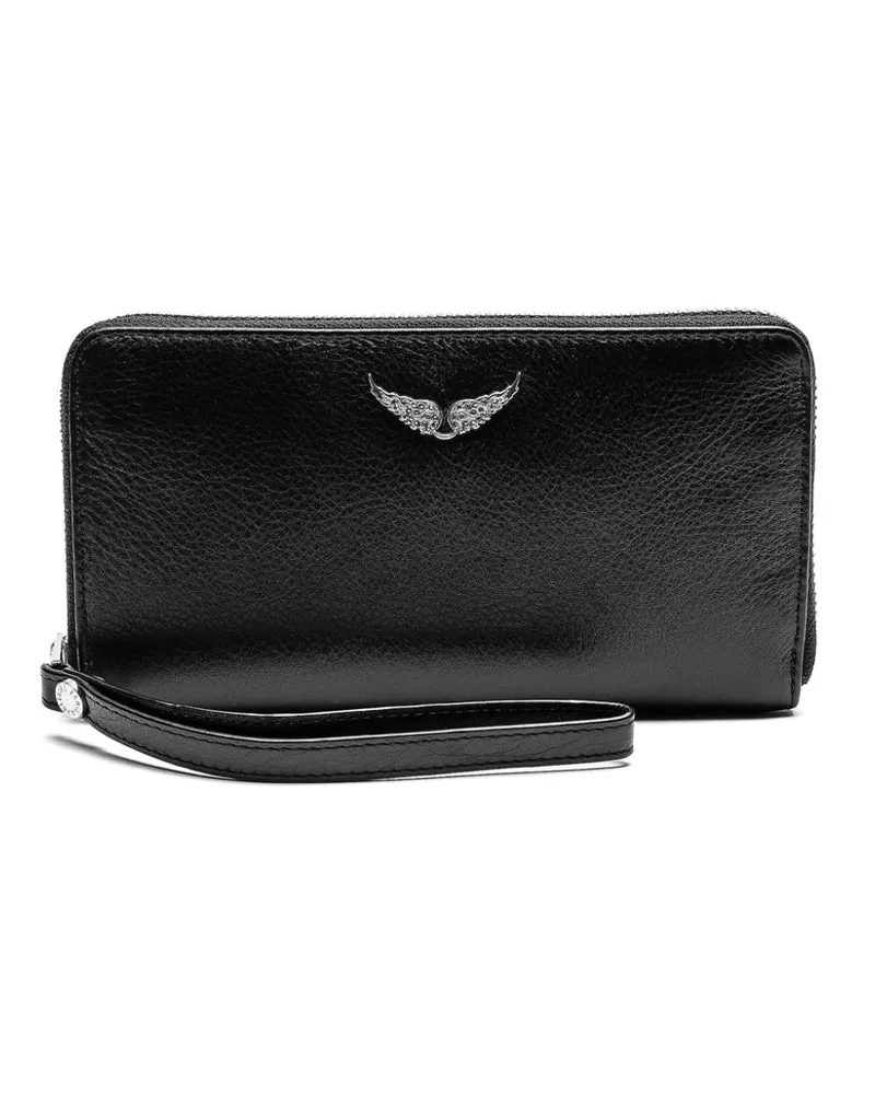 Zadig & Voltaire Compagnon Portemonnaie - Schwarz Schwarz