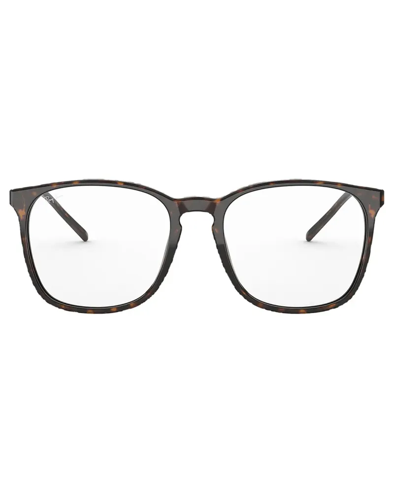 Ray Ban Brille mit breitem Gestell - Weiß Weiß