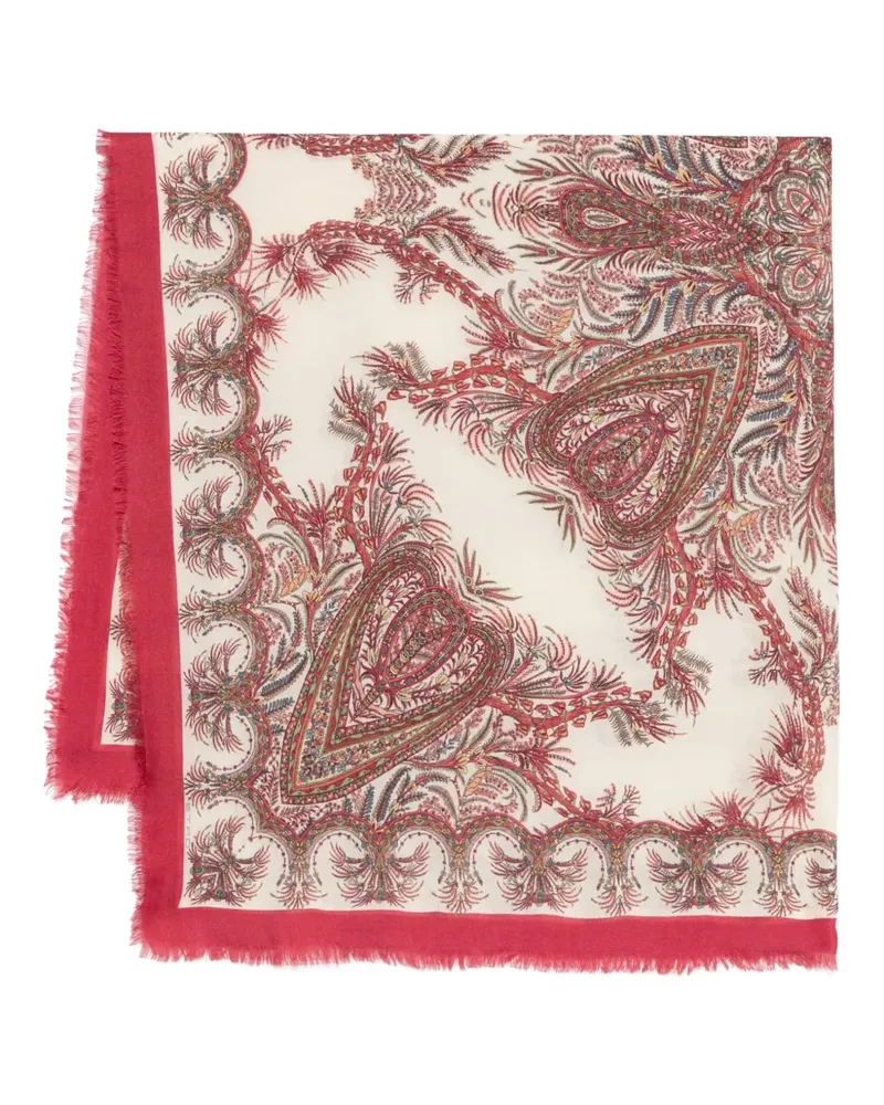 Etro Schal mit Paisleymuster - Nude Nude