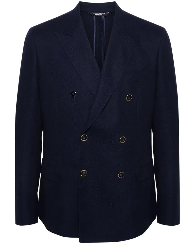 Dolce & Gabbana Doppelreihiges Sakko - Blau Blau