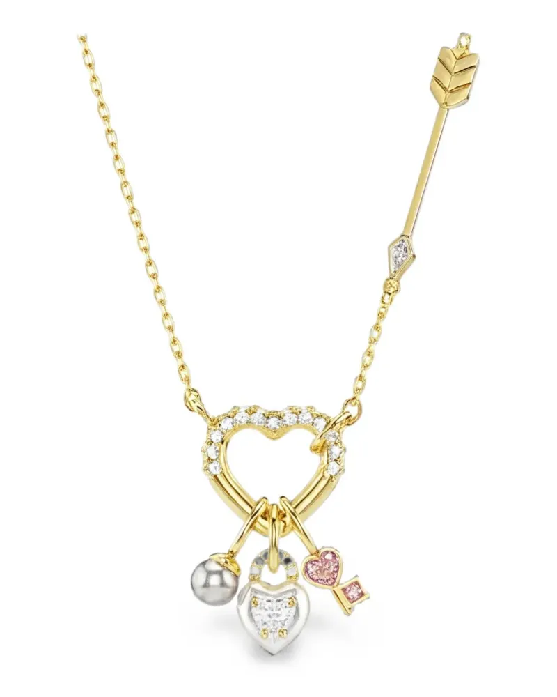 Swarovski Idyllia Halskette mit Herzanhänger - Gold Gold