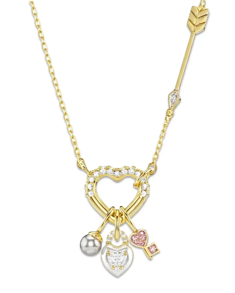 Swarovski Idyllia Halskette mit Herzanhänger - Gold Gold