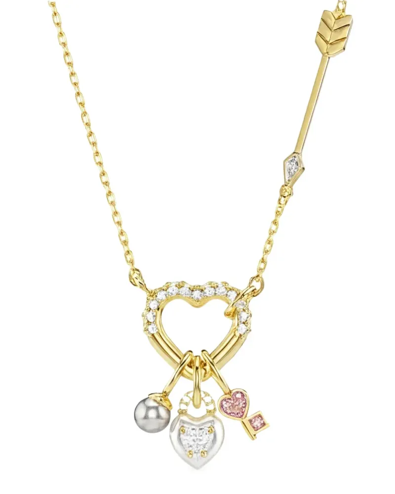 Swarovski Idyllia Halskette mit Herzanhänger - Gold Gold