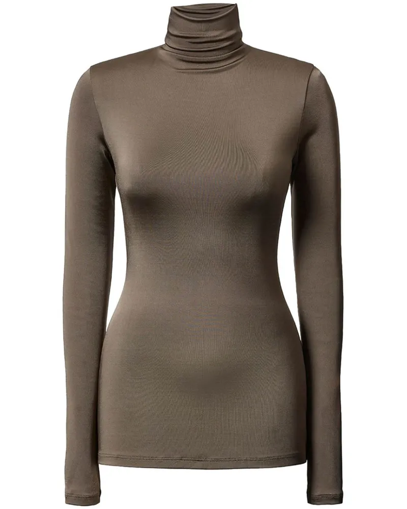TOVE Top mit Rollkragen - Braun Braun