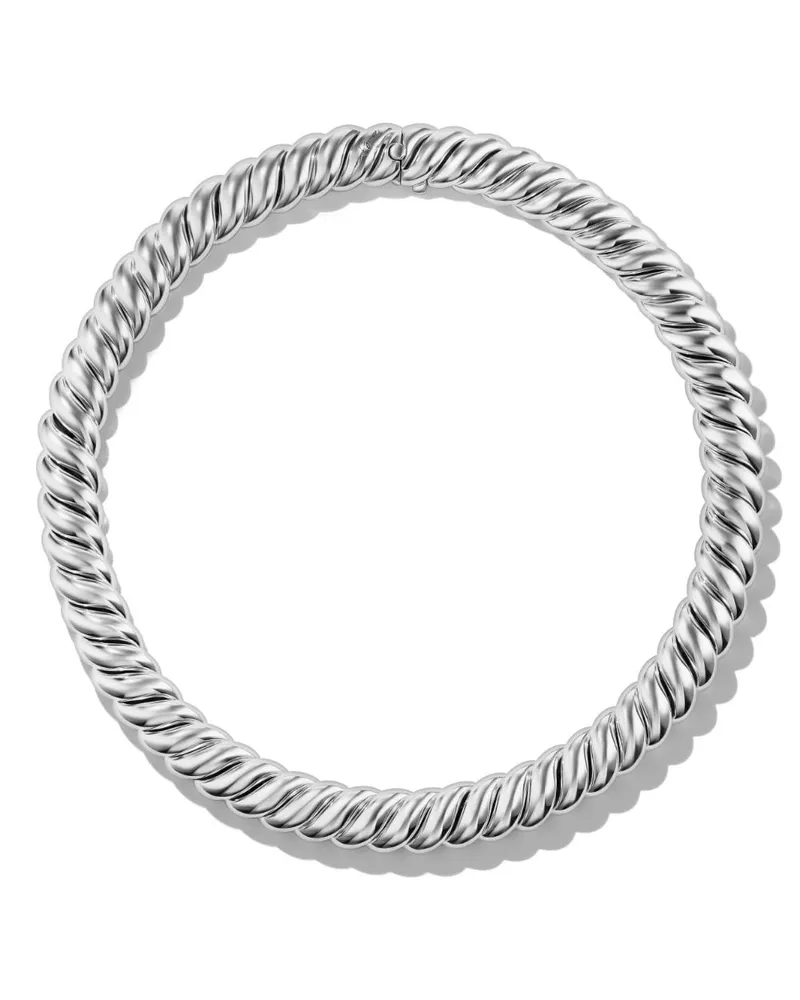 David Yurman Sculpted Cable Sterlingsilberkette 14mm Silber