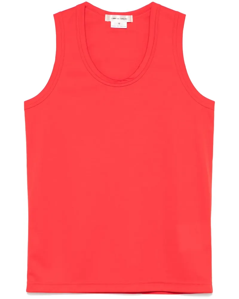 Comme des Garçons Tanktop aus Jersey - Rot Rot