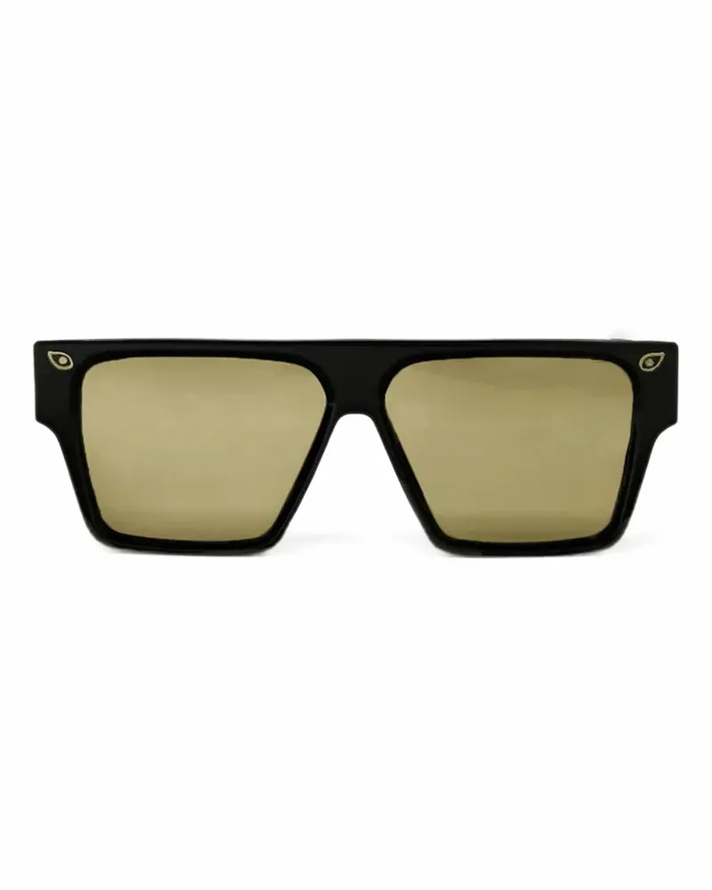 Sprayground Eckige Oro Vision Sonnenbrille - Schwarz Schwarz