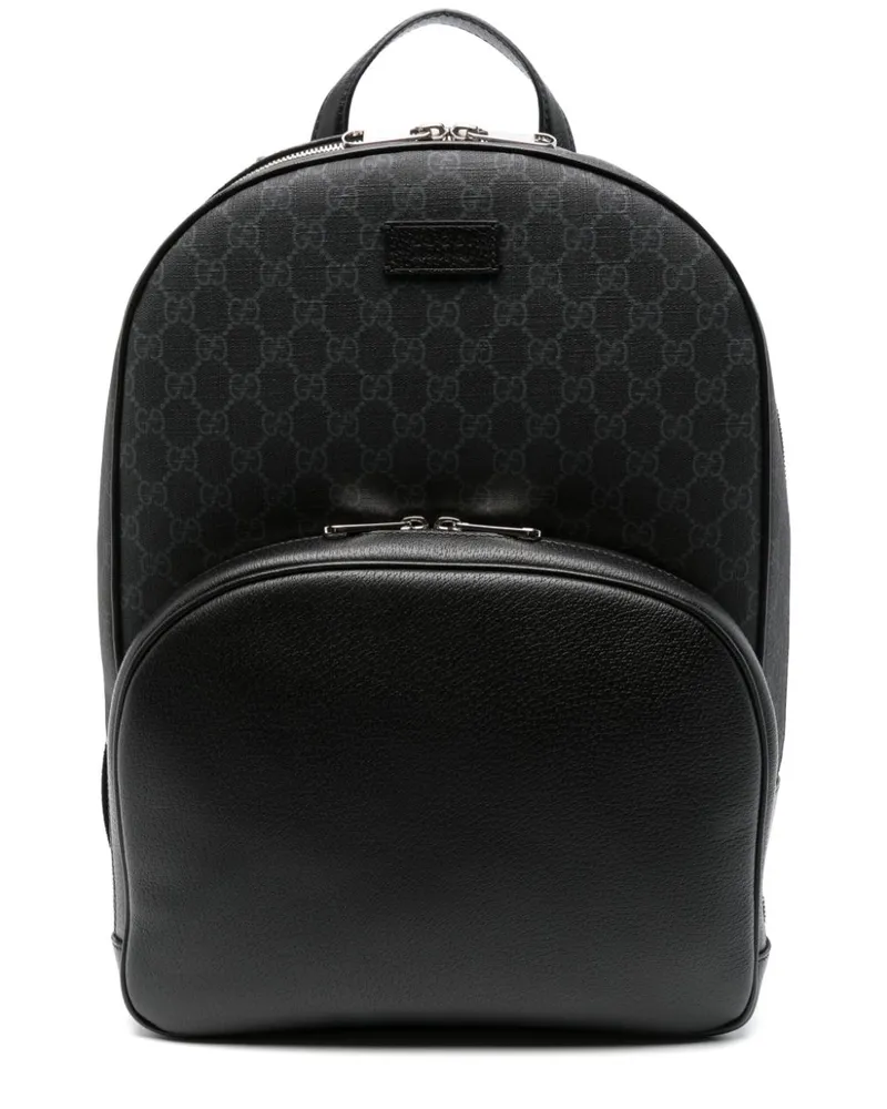 Gucci Mittelgroßer GG Rucksack - Schwarz Schwarz