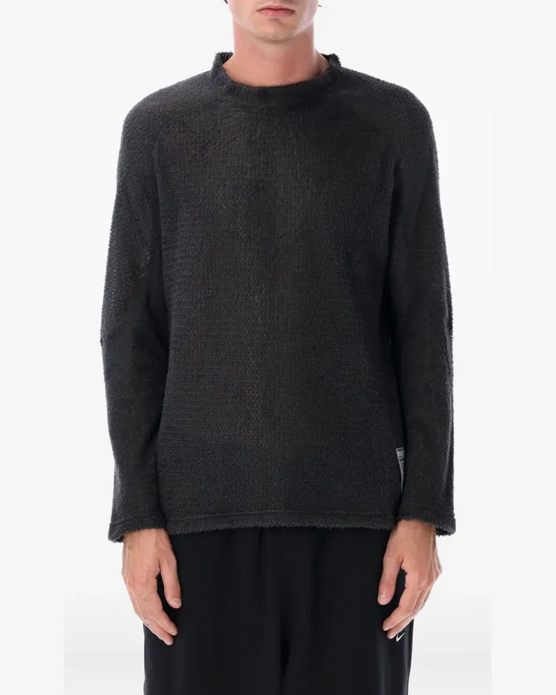 Satisfy ghost fleece long tee - Grau Grau