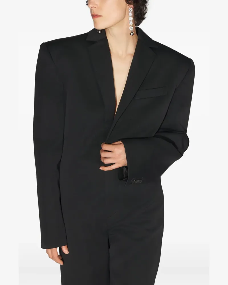 Jean Paul Gaultier Klassischer Jumpsuit mit Schnürung - Schwarz Schwarz