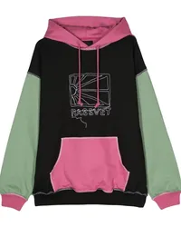 PACCBET RASSVET Hoodie mit Logo-Stickerei Schwarz