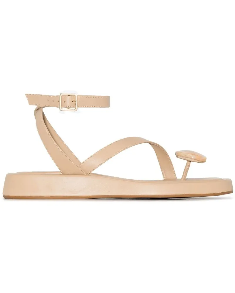 Gia Borghini x RHW Rosie Sandalen - Nude Nude