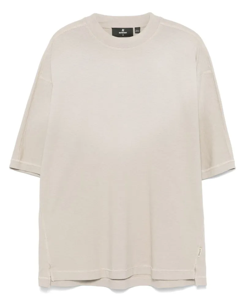 REPRESENT T-Shirt mit Nahtdetail - Nude Nude