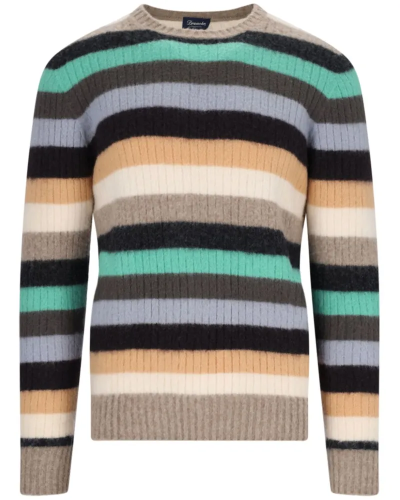 Drumohr  Gestreifter Pullover - Nude Nude