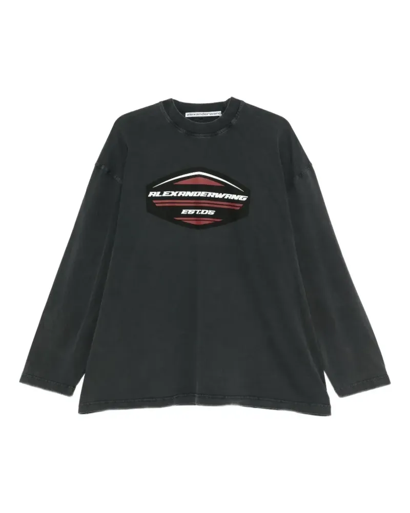 Alexander Wang Langärmeliger Trikot - Grau Grau