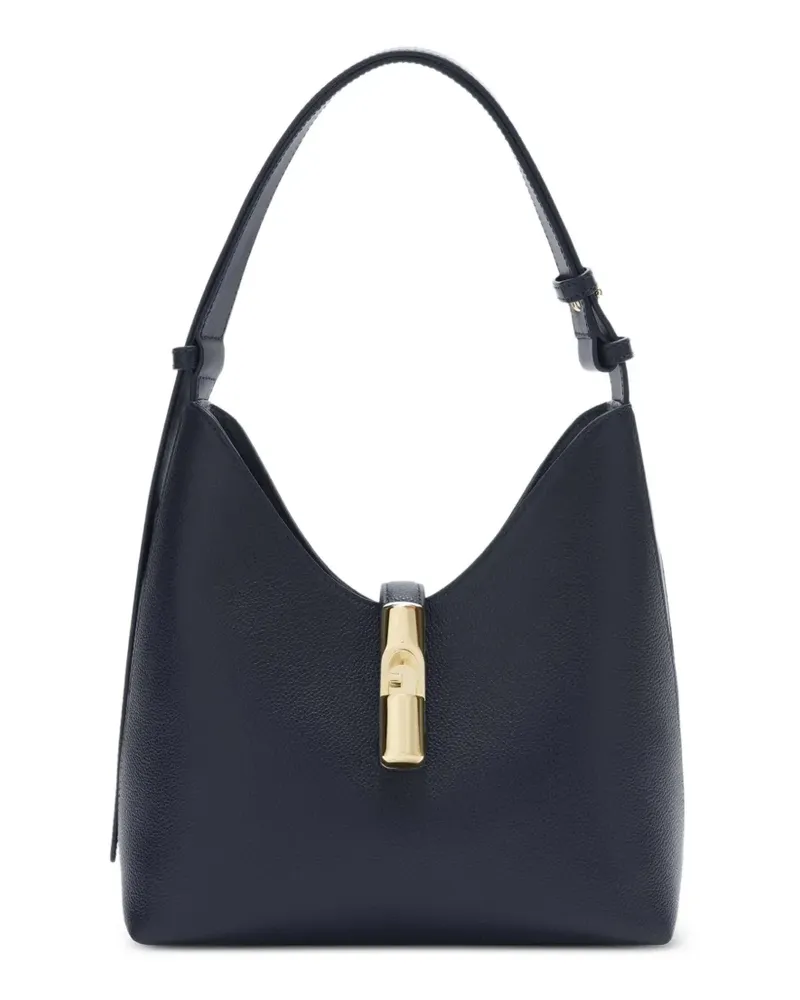 Furla S Goccia leather shoulder bag - Blau Blau