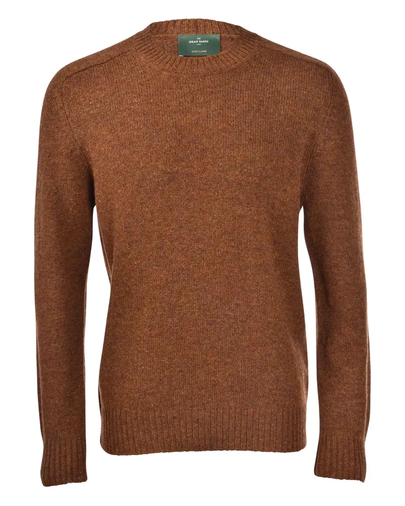 Gran Sasso Pullover mit rundem Ausschnitt - Orange Orange