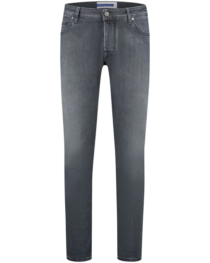 Jacob Cohën Nick Slim-Fit-Jeans - Grau Grau