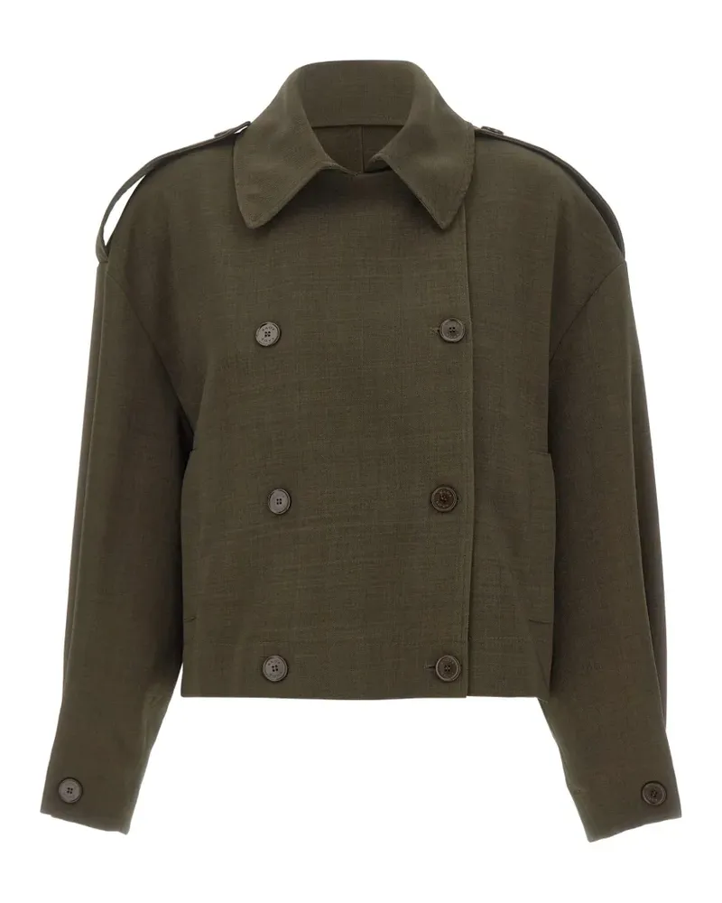 Kaos Doppelreihige Cropped-Jacke - Grün Grün