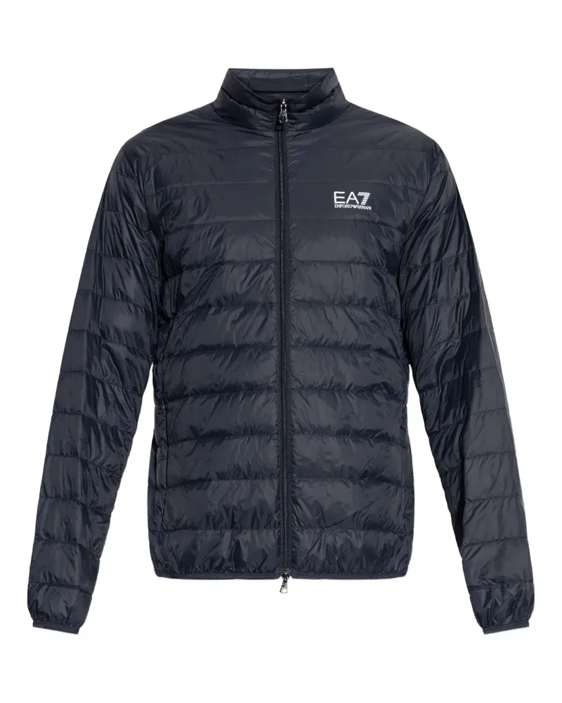 EA7 Gesteppte Jacke mit Reißverschluss - Blau Blau