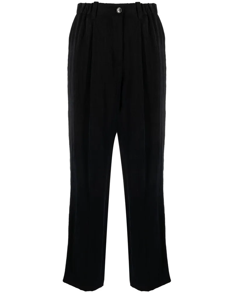 Kenzo Hose mit weitem Bein - Schwarz Schwarz