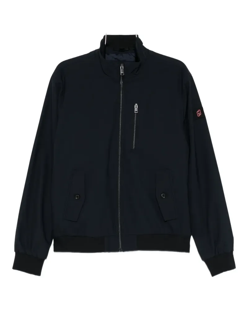 Liu Jo logo-detail zip-up jacket - Blau Blau