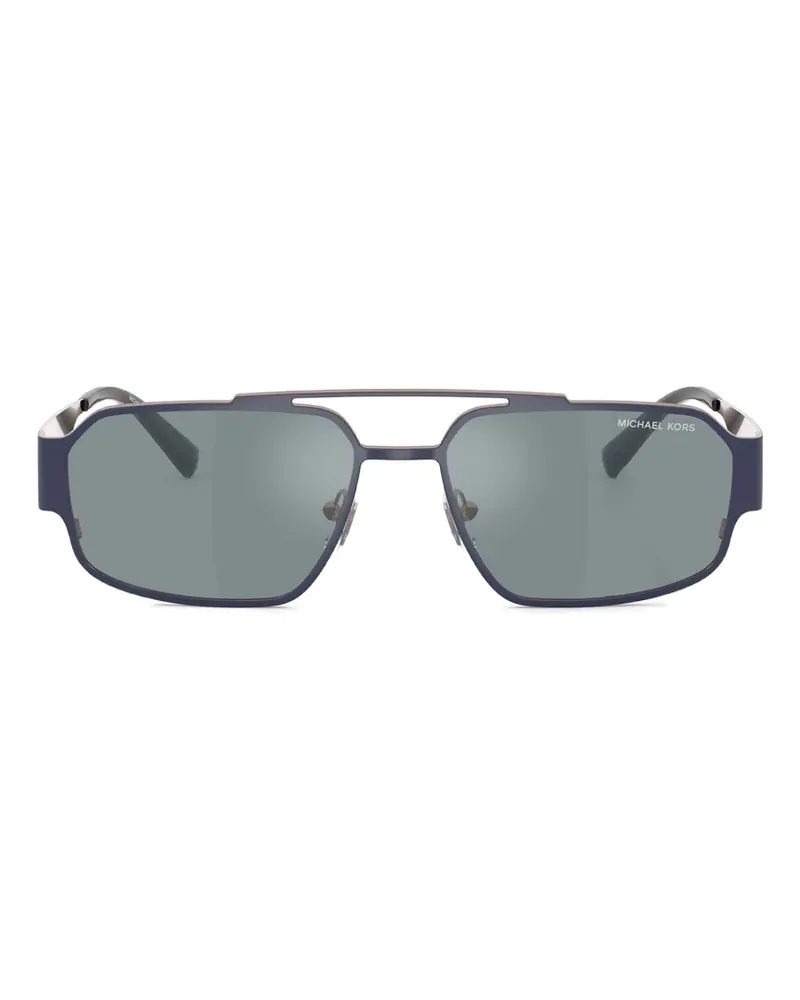 Michael Kors Cape Town Sonnenbrille mit geometrischem Gestell - Blau Blau