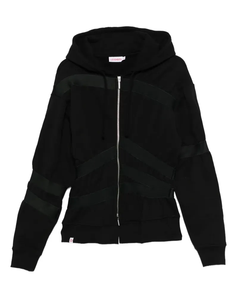 Charles Jeffrey Loverboy Kapuzenjacke mit Reißverschluss - Schwarz Schwarz