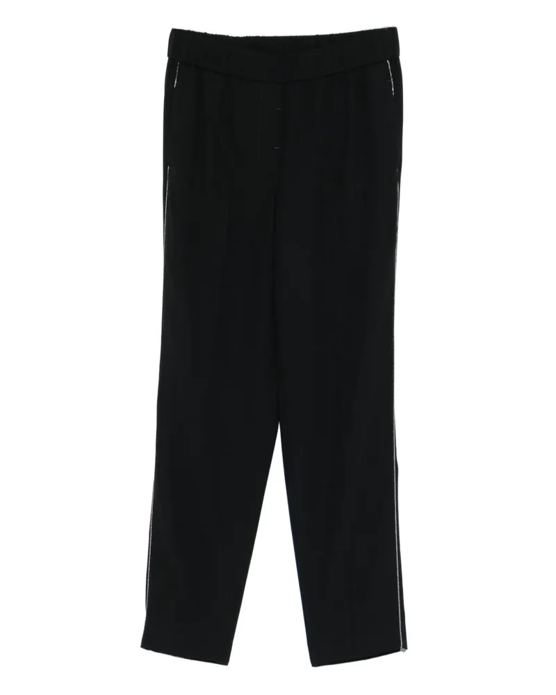 Peserico Hose mit elastischem Bund - Schwarz Schwarz