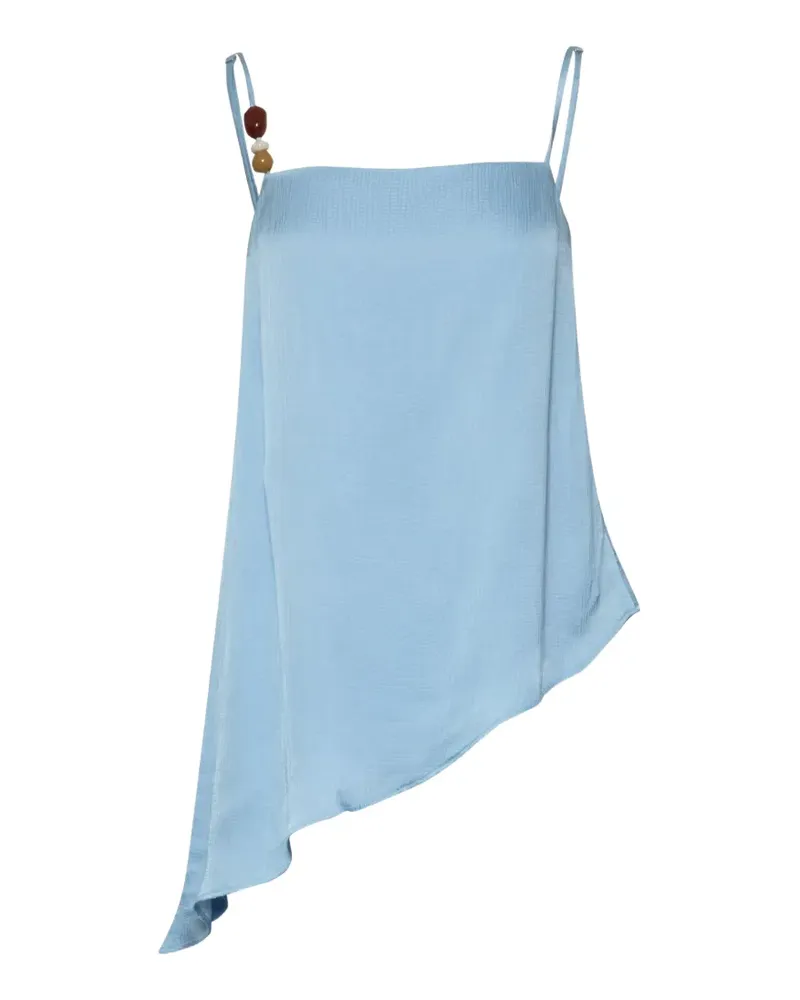 Baobab Collection Noa Tanktop mit Perlen - Blau Blau