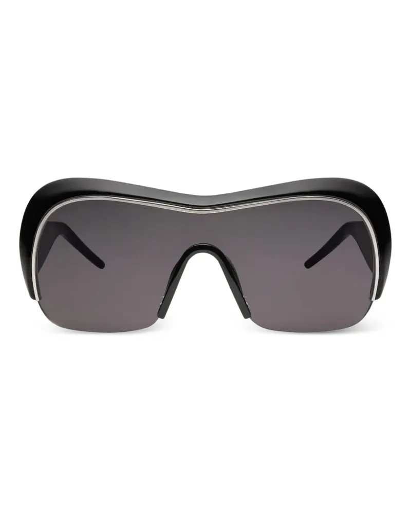 Givenchy Verspiegelte Goggles Sonnenbrille - Schwarz Schwarz