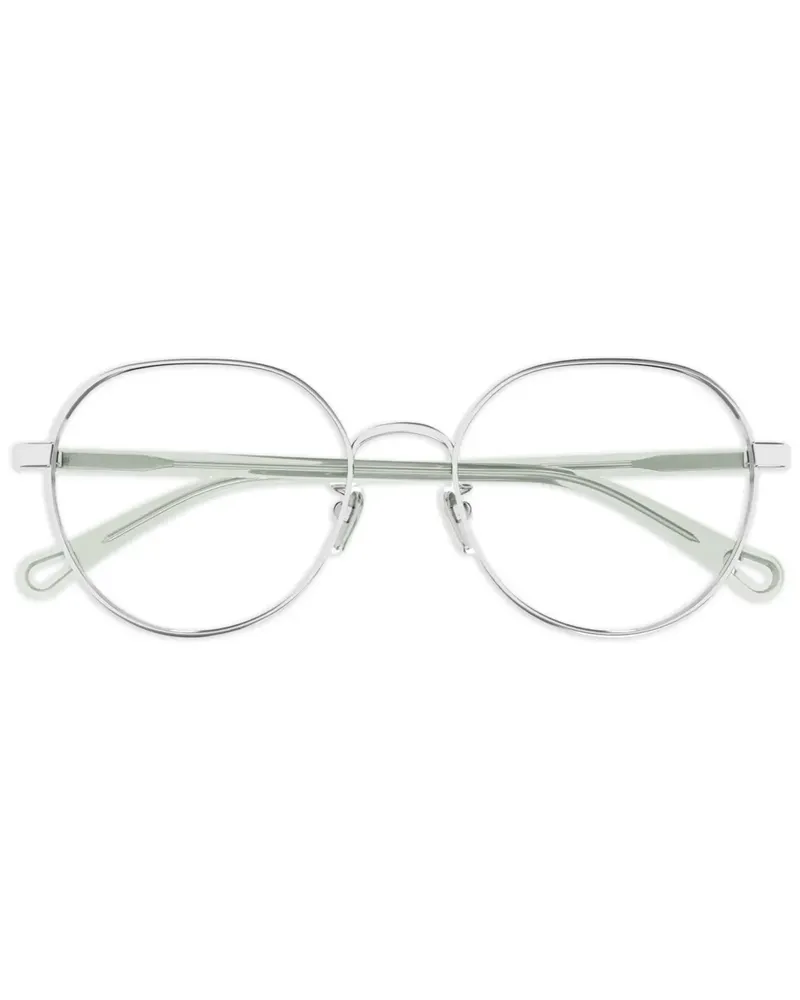 Chloé Brille mit rundem Gestell - Silber Silber