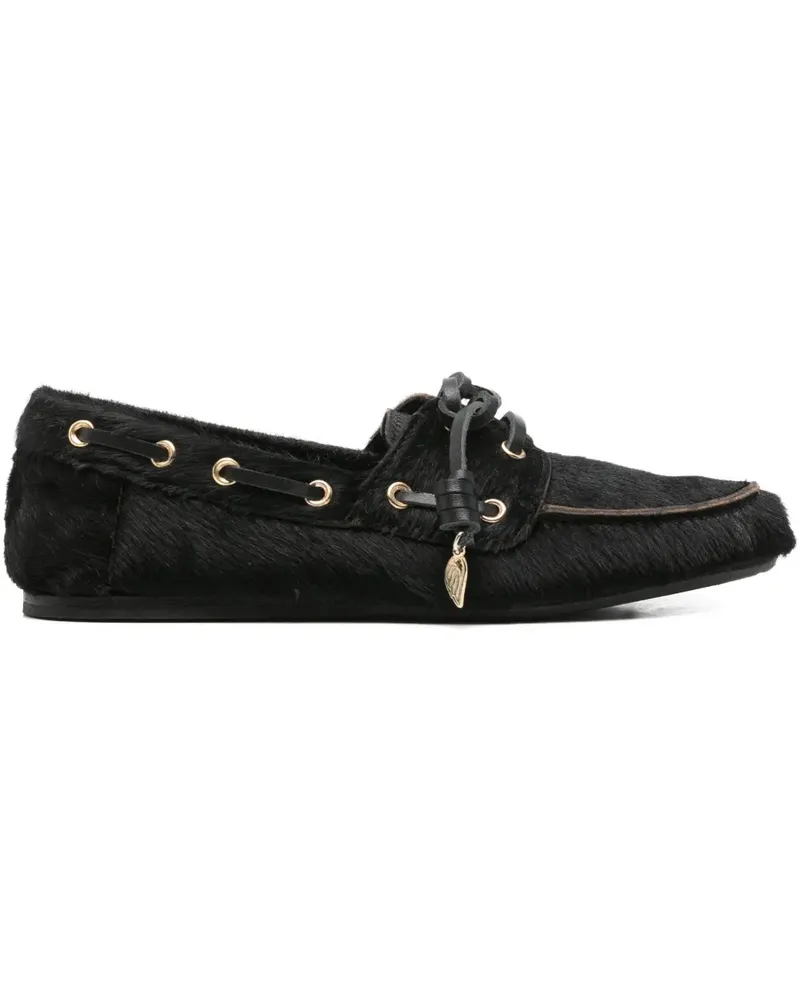 Ancient Greek Sandals Pliaria lace-up derby shoes - Schwarz Schwarz