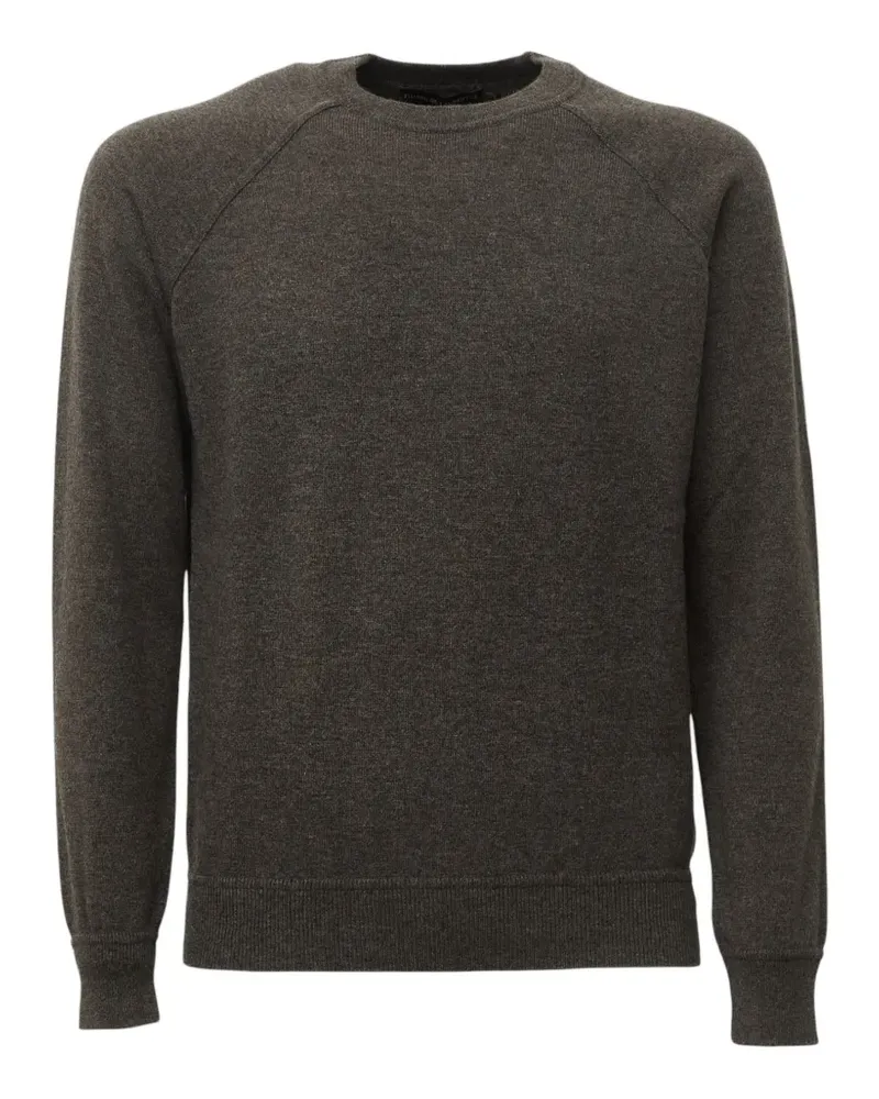 Filippo de Laurentiis Feinstrickpullover mit Raglanärmeln und rundem Ausschnitt - Braun Braun
