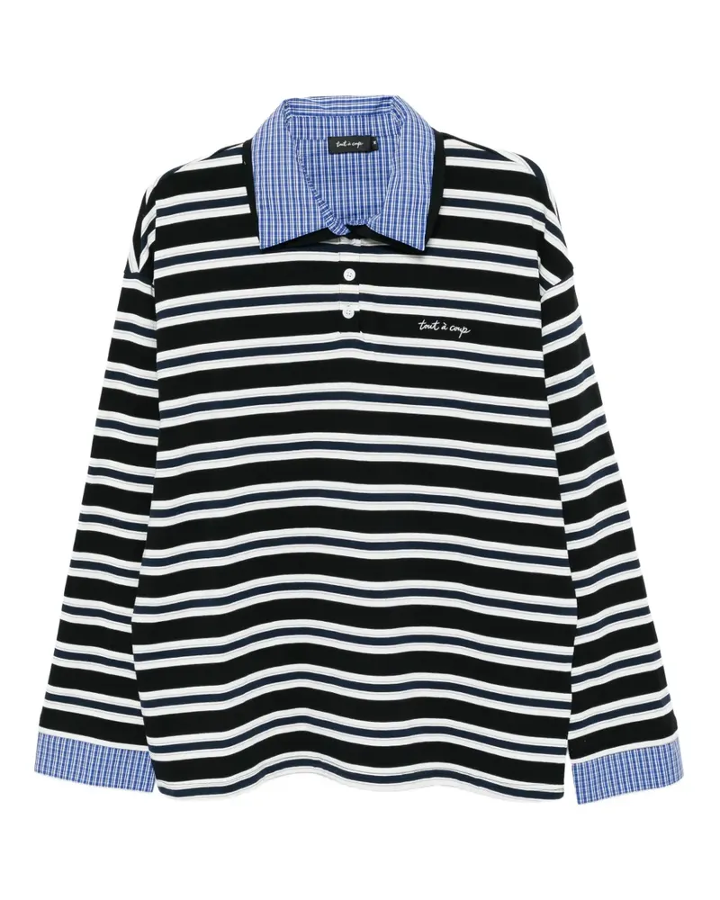 Tout a Coup Poloshirt mit Logo-Stickerei - Blau Blau