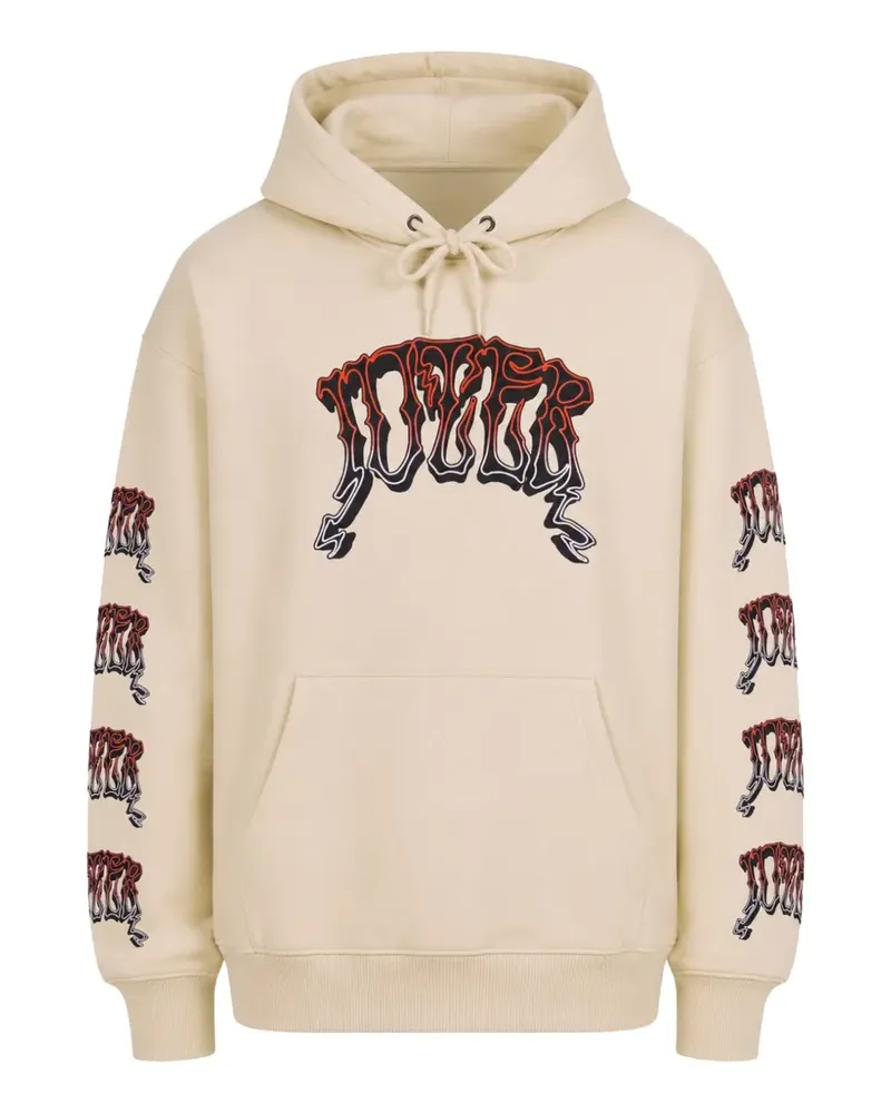 Iuter Hoodie mit Logo-Print - Nude Nude