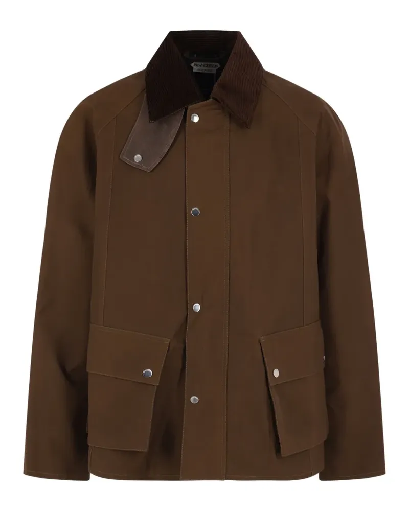J.W.Anderson Jacke mit Cordkragen - Braun Braun