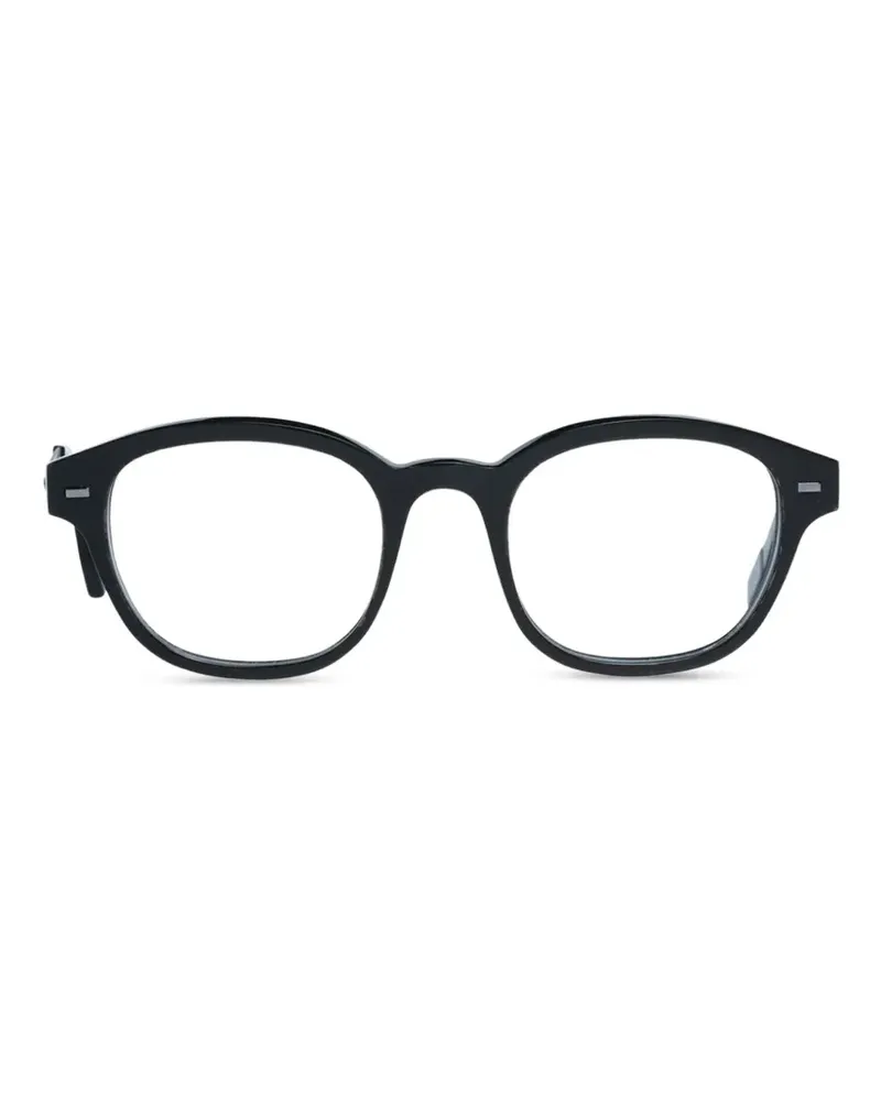 Ermenegildo Zegna XXX Brille mit rundem Gestell - Schwarz Schwarz
