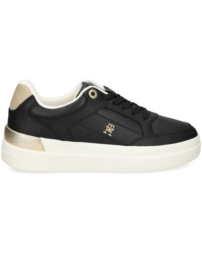 Tommy Hilfiger Sneakers mit Logo - Schwarz Schwarz