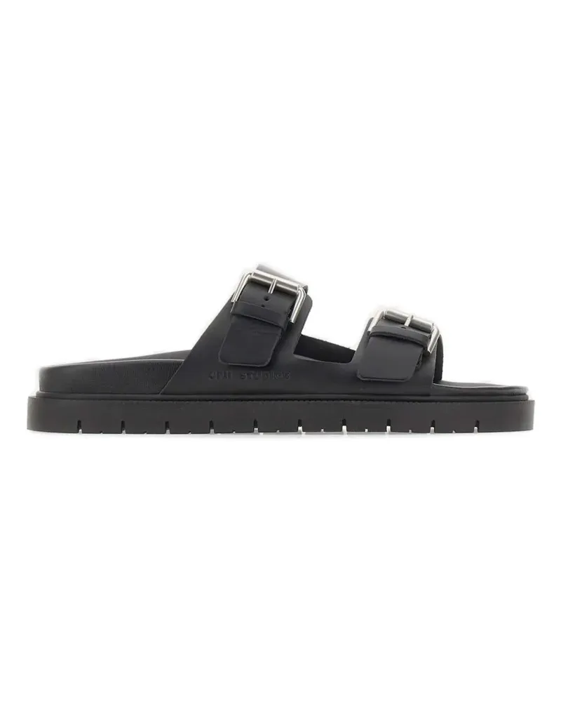 Copenhagen adjustable buckle leather sandals - Schwarz Schwarz