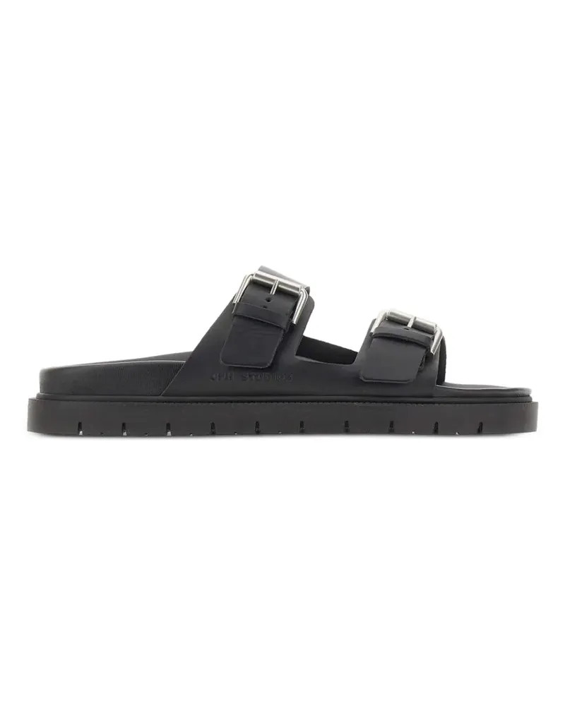 Copenhagen adjustable buckle leather sandals - Schwarz Schwarz