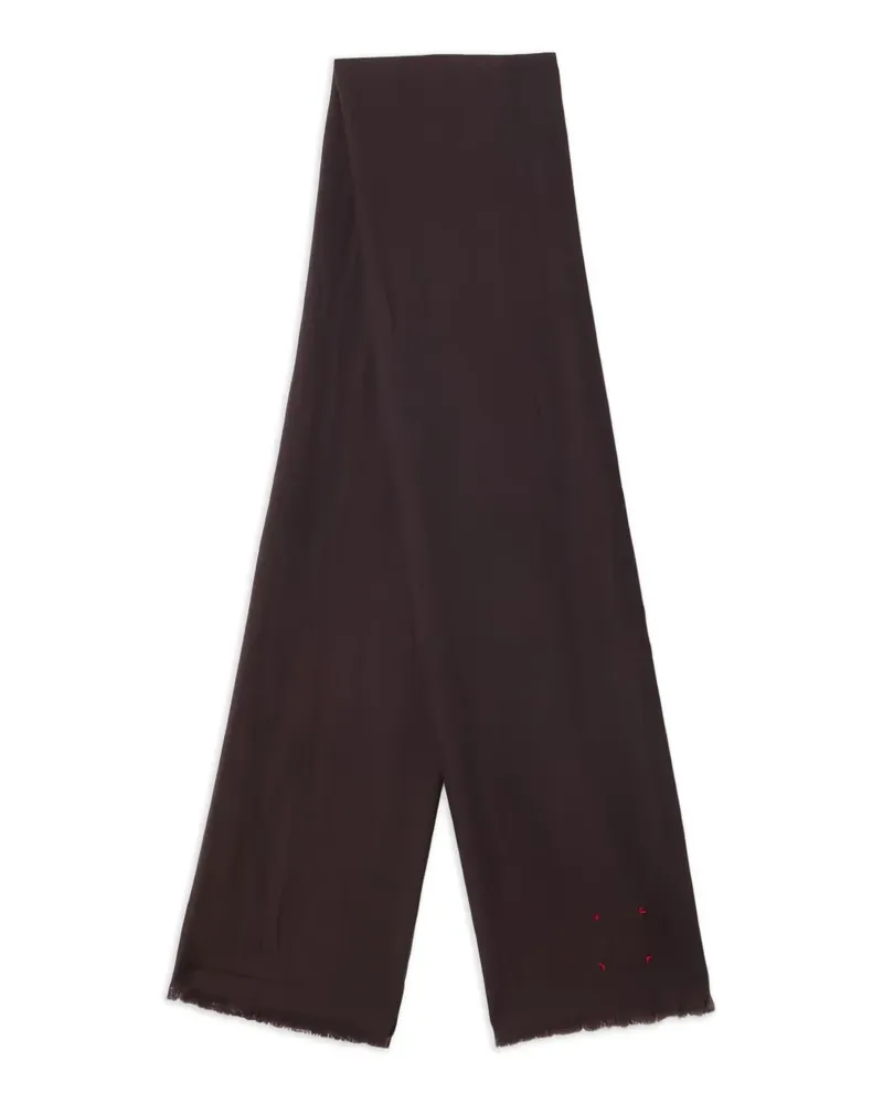 Destin Schal mit Fransen - Braun Braun