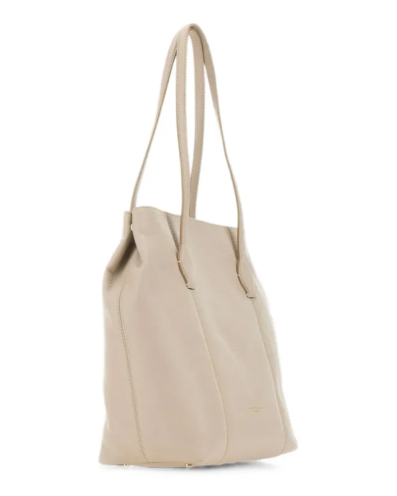 Gianni Chiarini Vicky leather tote bag - Nude Nude