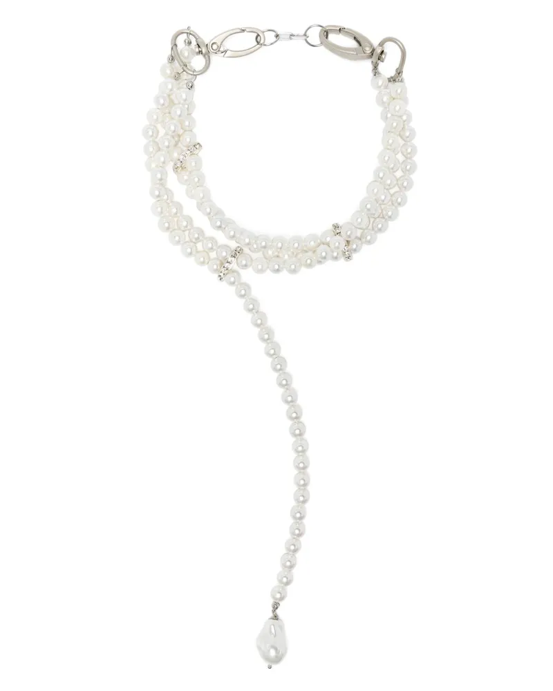 ATU Body Couture x Shirt Fine Jewellery Perlenchoker - Weiß Weiß