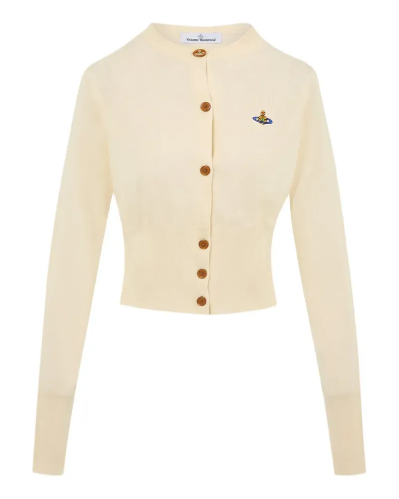 Vivienne Westwood Bea Cropped-Cardigan mit Knöpfen - Nude Nude